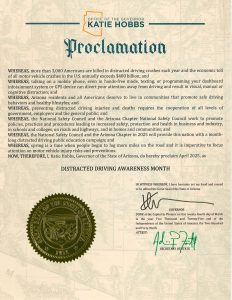 Proclamation from Gov. Hobbs