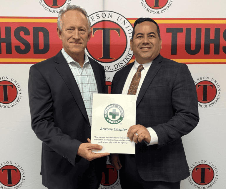 ACNSC President and CEO Rick Murray and TUHSD Superintendent Jeremy Calles